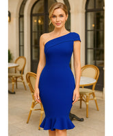 Vestido de Festa Midi Ombro Só Sereia Elegante | Laurie